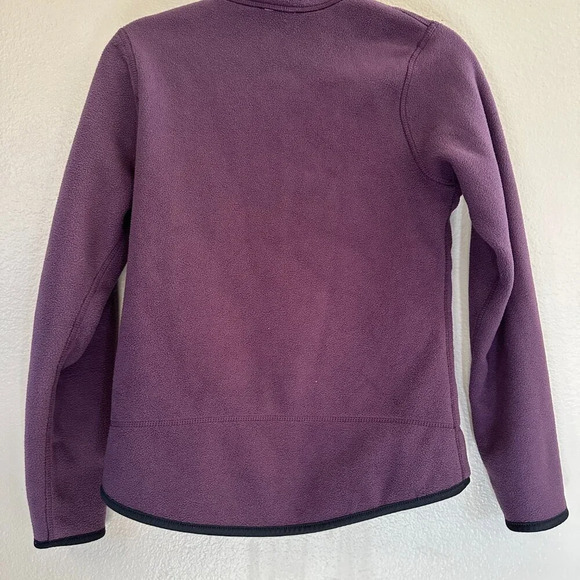 Purple Zip Up Sweatshirt - Picture 3 of 4